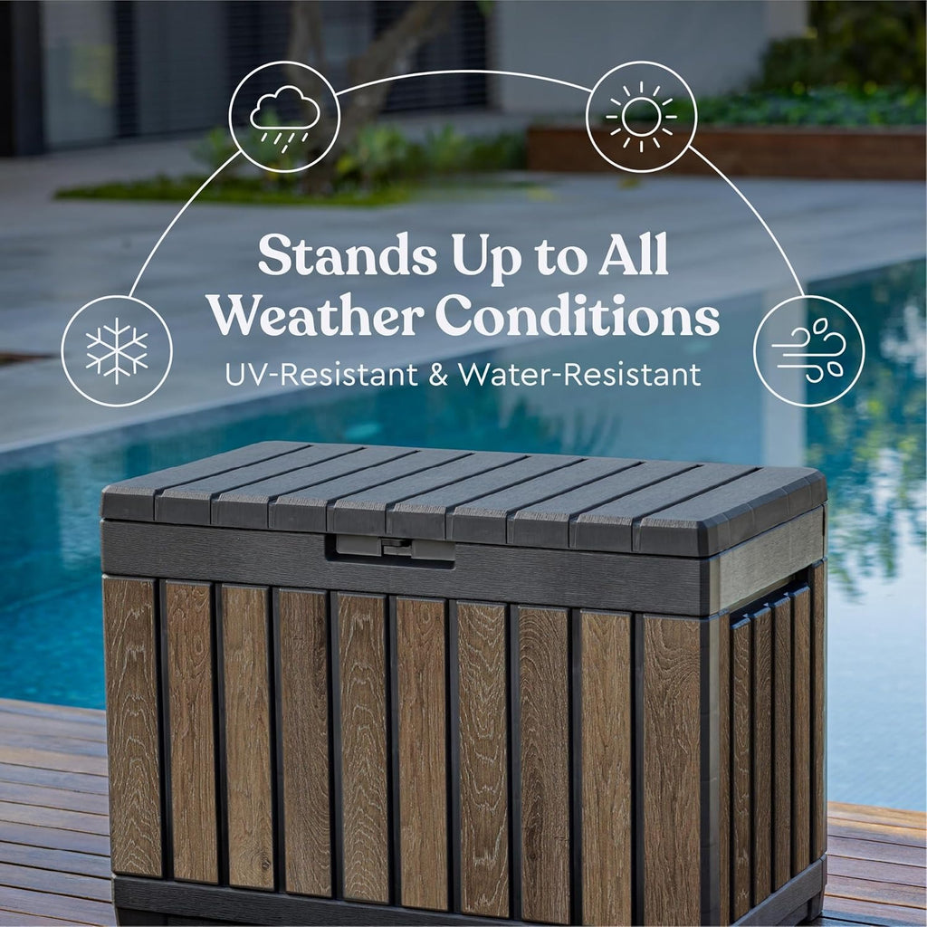 Everwood Outdoor Storage Deck Box Table