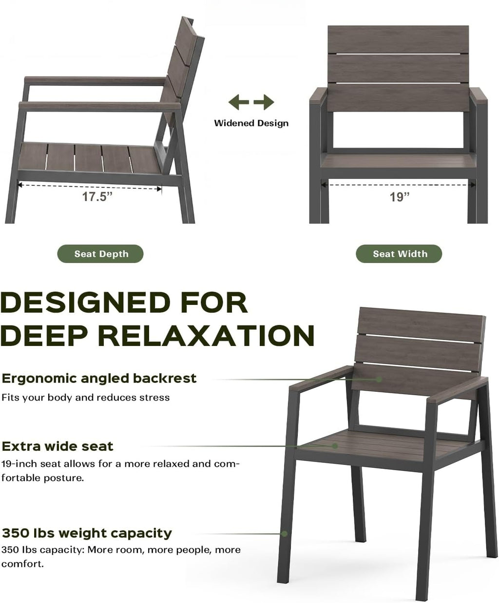 Aluminum 7‑Piece Patio Outdoor Dining Set