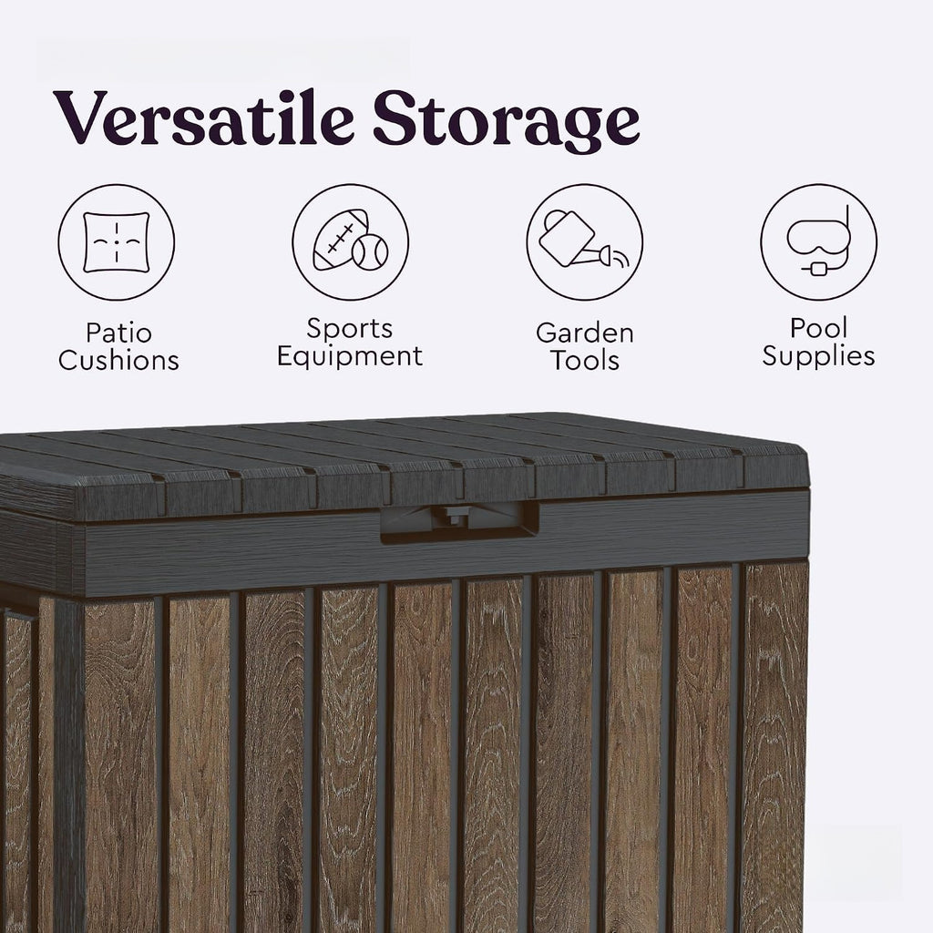 Everwood Outdoor Storage Deck Box Table