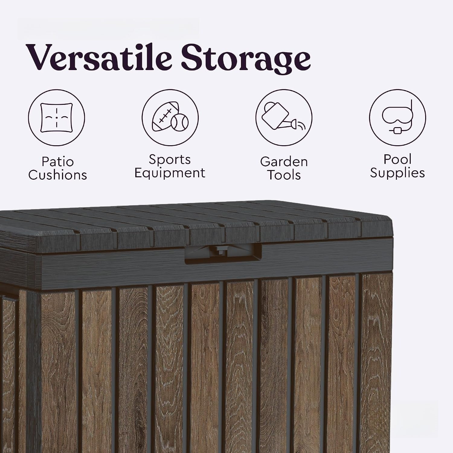 Everwood Outdoor Storage Deck Box Table