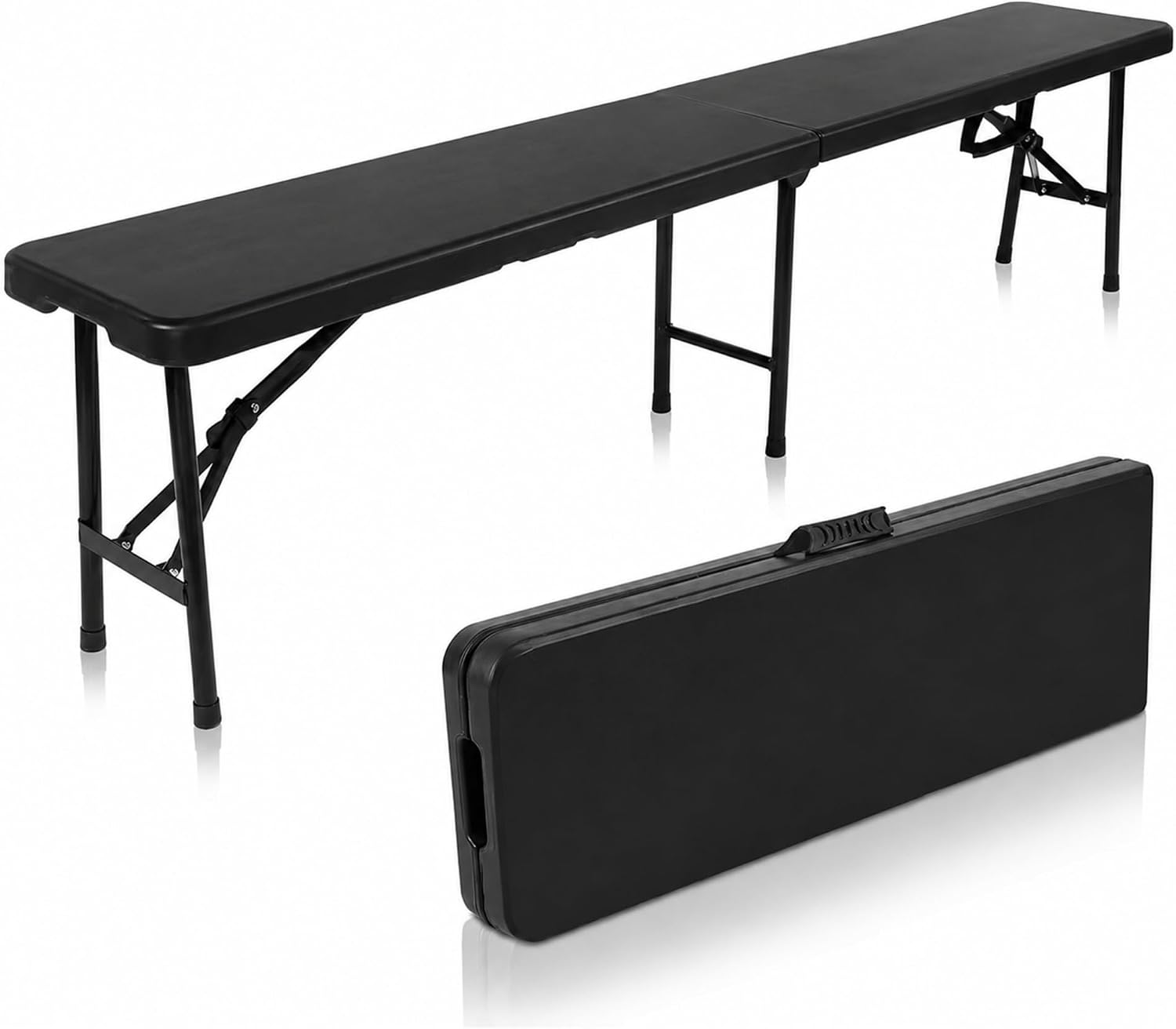 Portable Plastic Indoor Outdoor Folding Bench