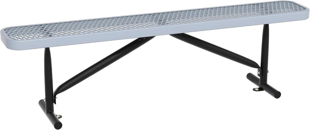 Heavy‑Duty Metal Outdoor Park Bench