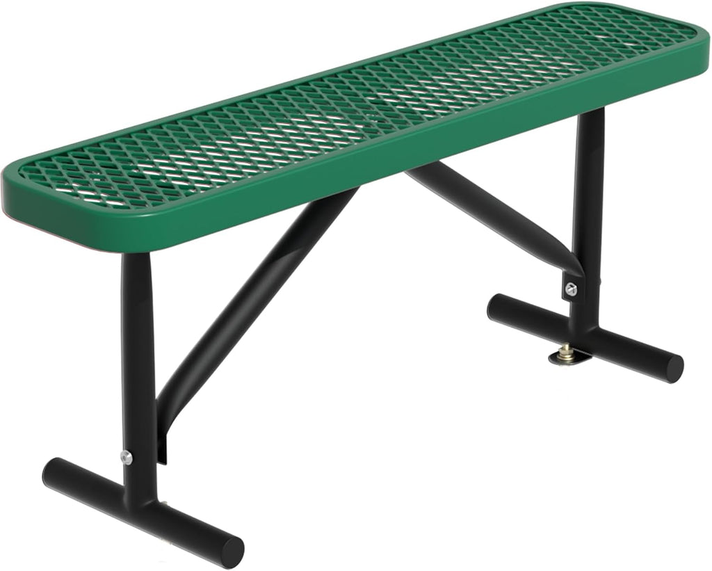 Heavy‑Duty Weatherproof Metal Outdoor Bench