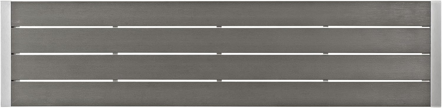 Aluminum Weather‑Resistant Outdoor Patio Bench