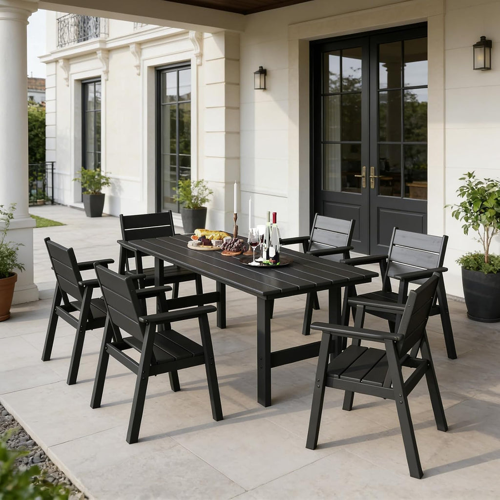 All‑Weather HDPE Outdoor Patio Dining Set