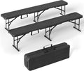Portable Plastic Indoor Outdoor Folding Bench