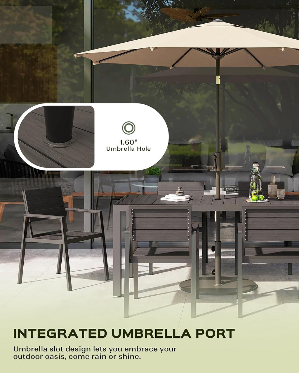 Aluminum 7‑Piece Patio Outdoor Dining Set