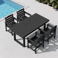 HDPE 4‑Seat Outdoor Patio Dining Set