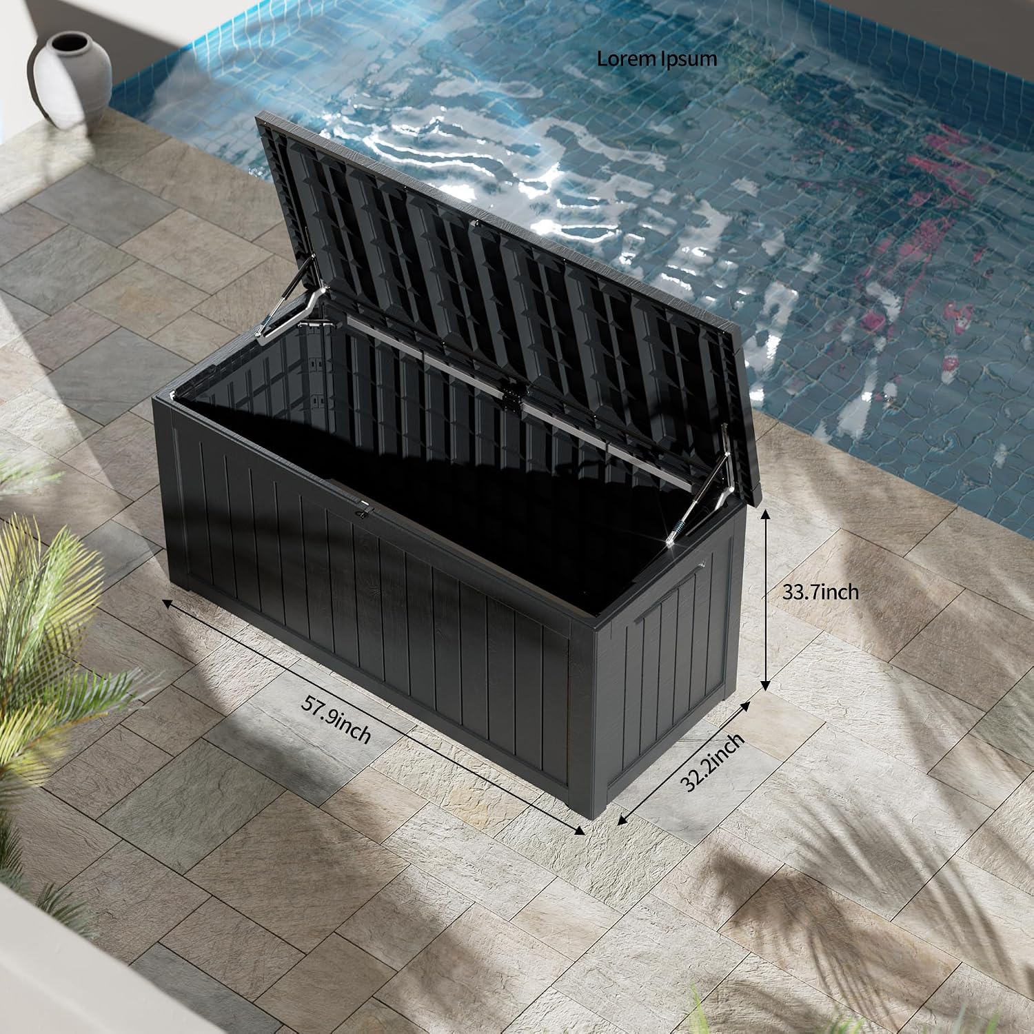 Large Resin Waterproof Outdoor Storage Box