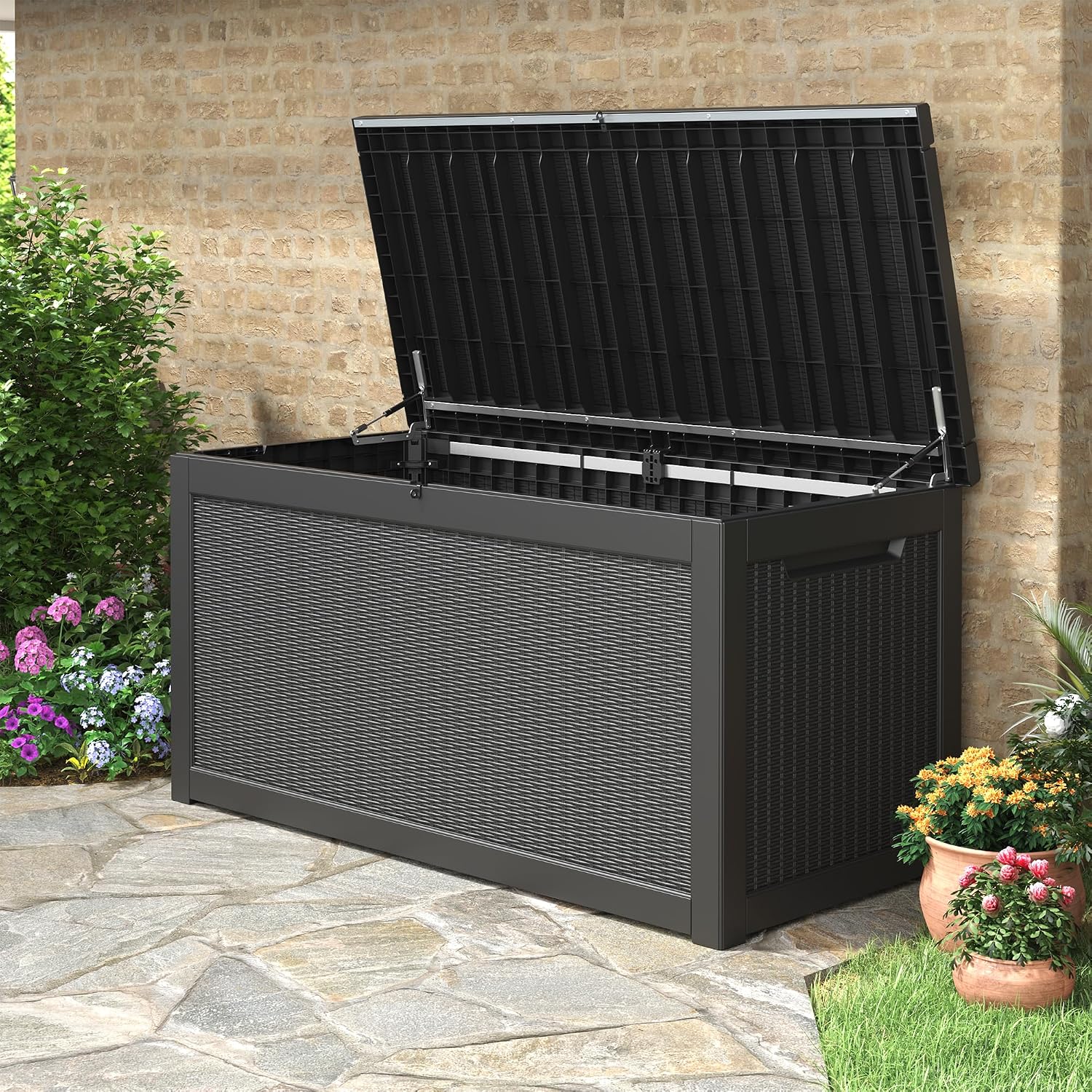 Large Waterproof Resin Outdoor Storage Box