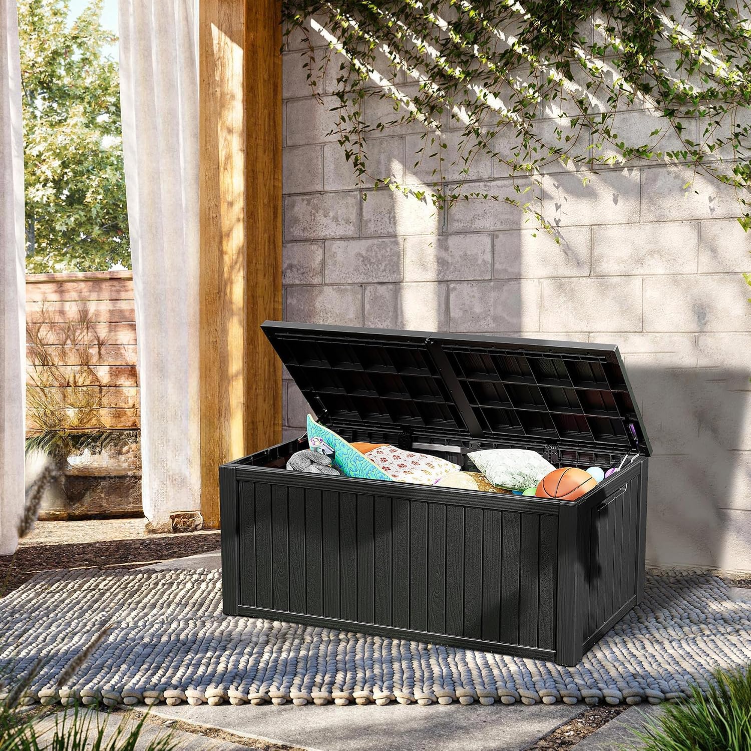 Large Resin Waterproof Outdoor Storage Box