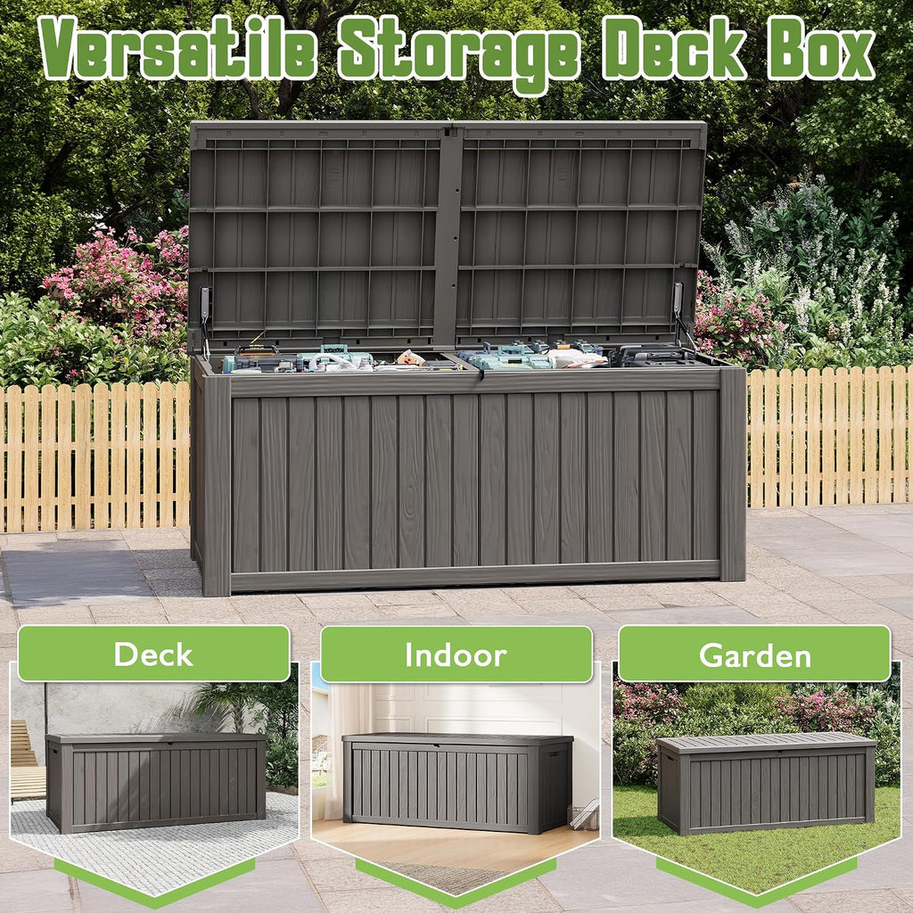 Waterproof Large Outdoor Patio Storage Deck Box