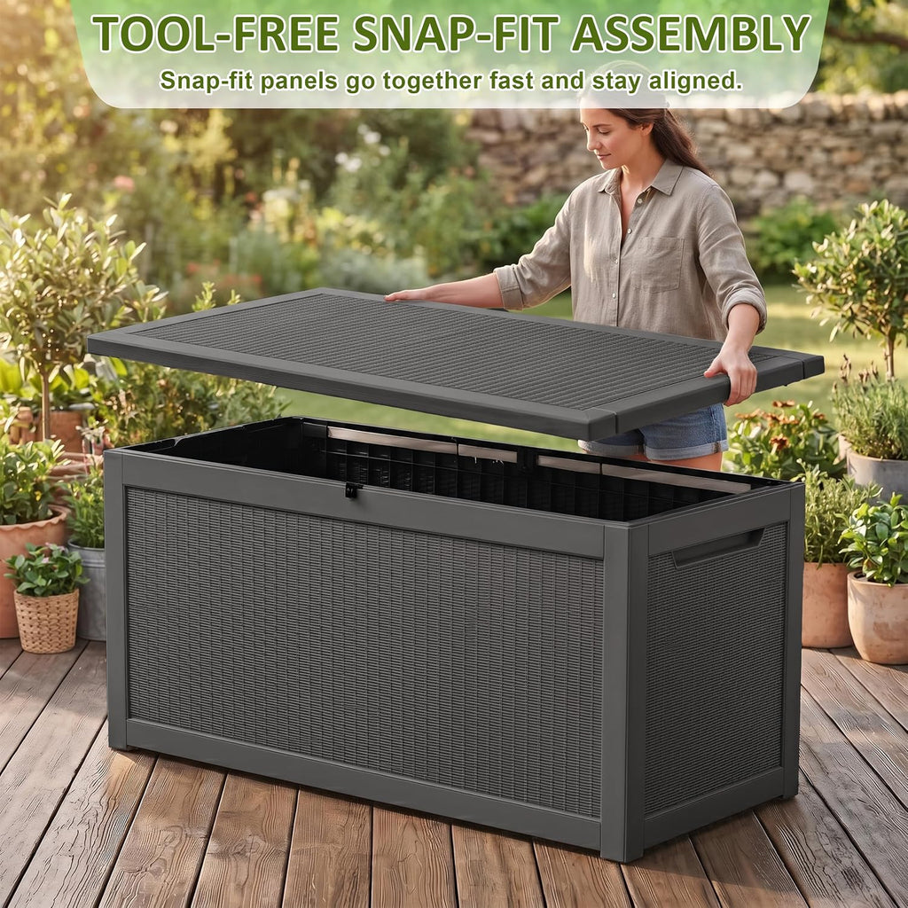 Large Lockable Waterproof Outdoor Storage Box