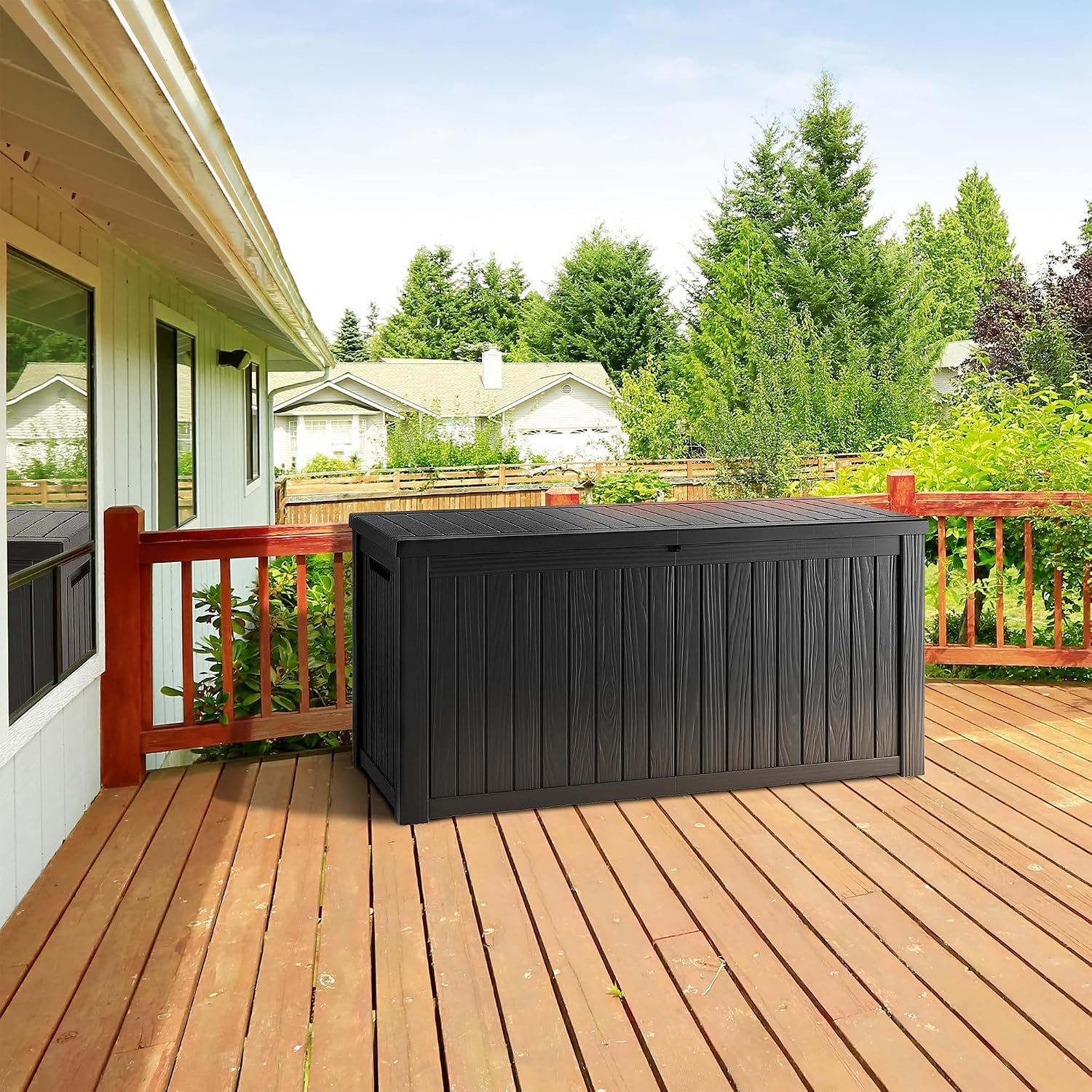 Large Resin Waterproof Outdoor Storage Box