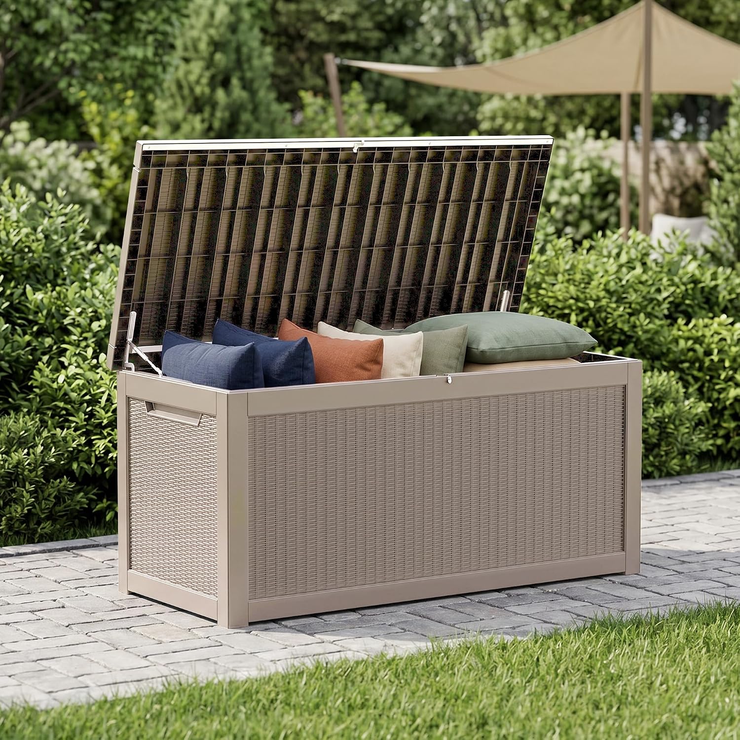 Large Lockable Resin Outdoor Storage Box