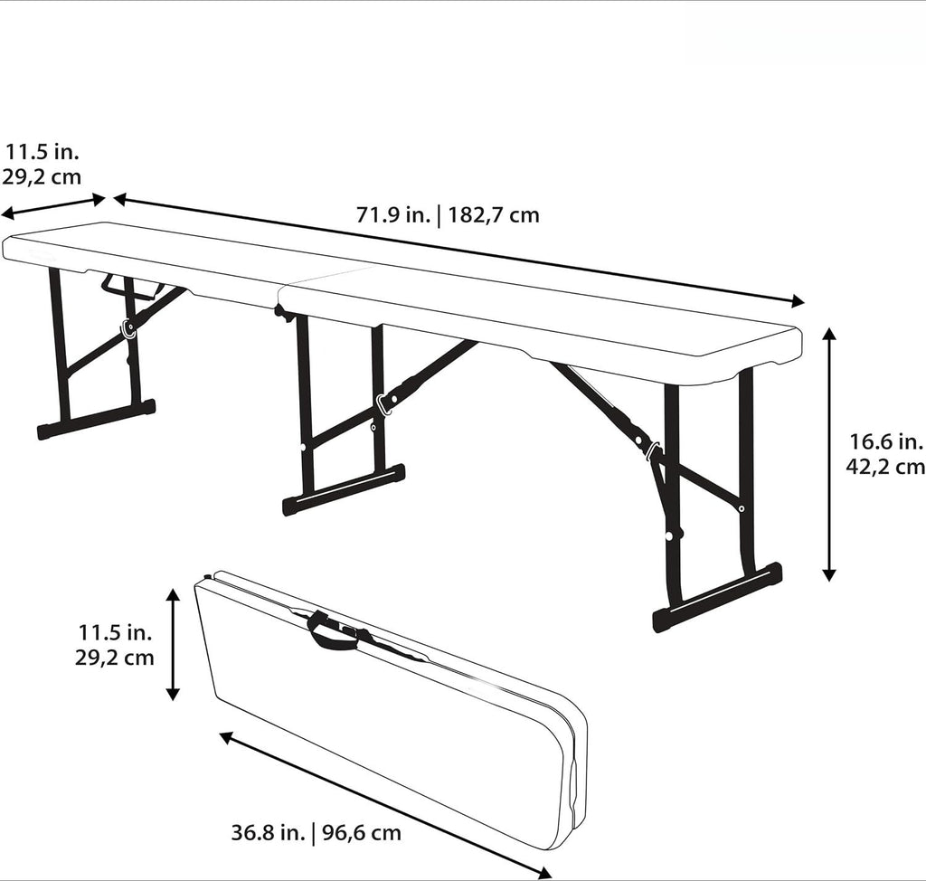 Portable Indoor Outdoor Folding Bench Seat
